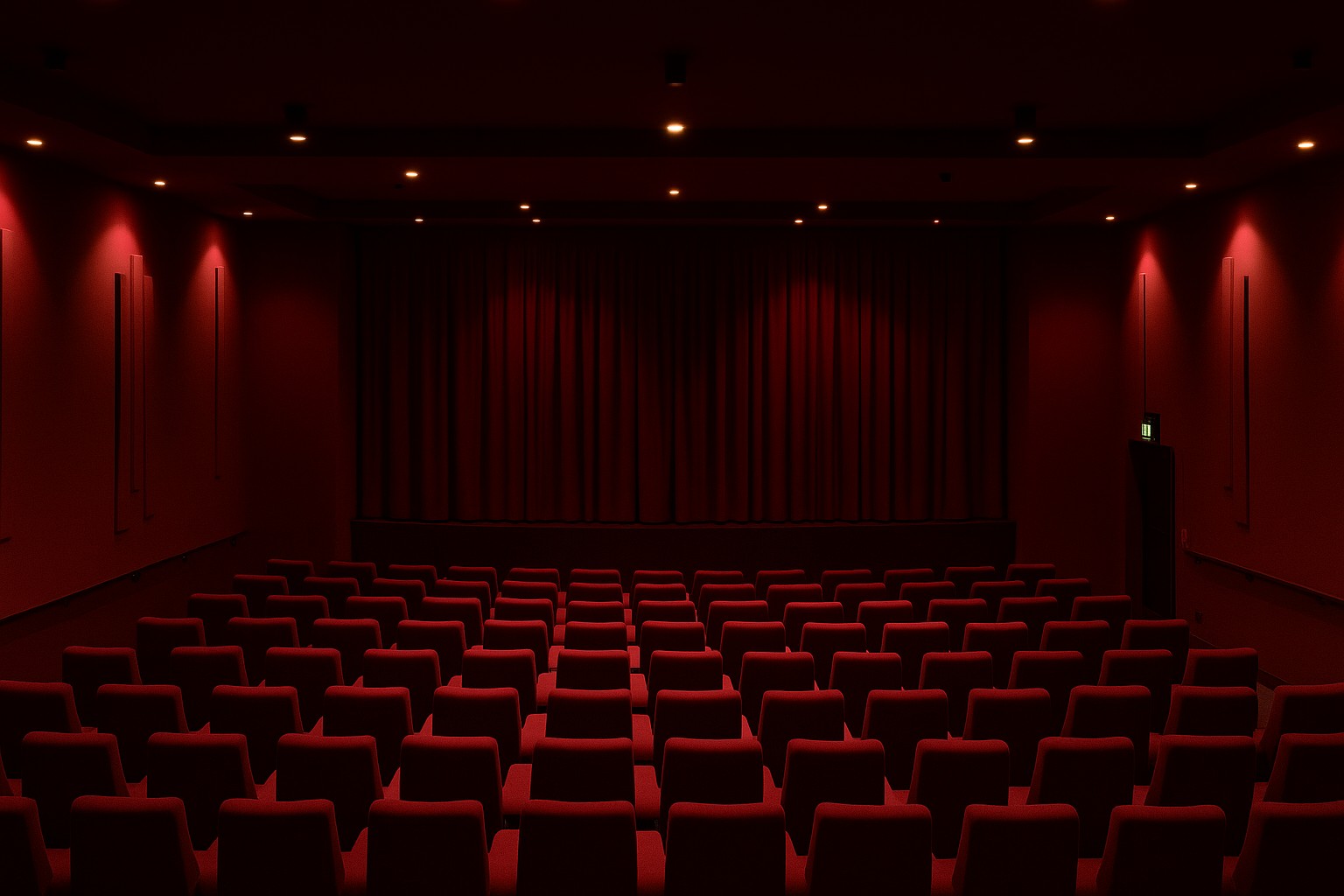 large screen format cinema & multiplex lobby
